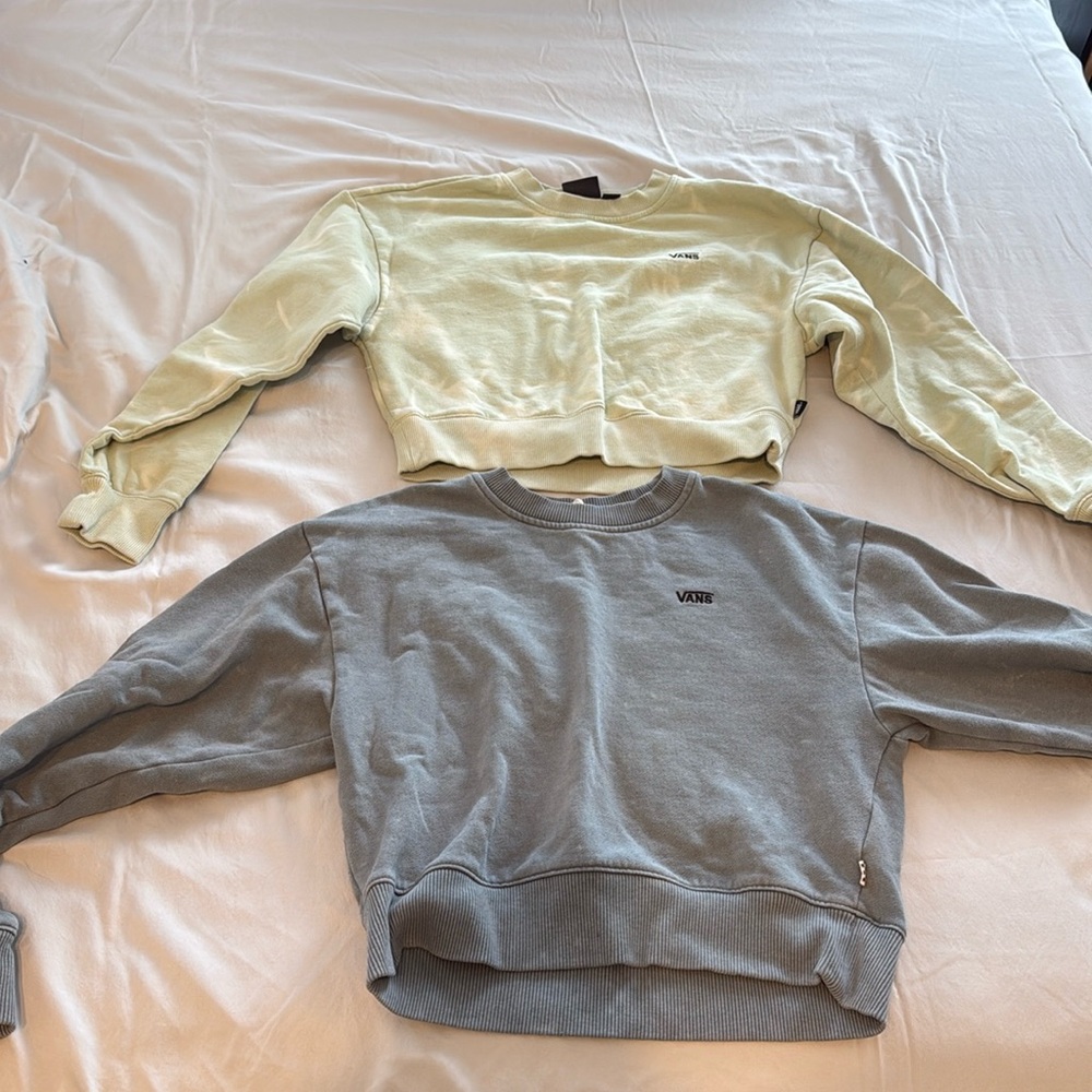 Vans cropped sweatshirts